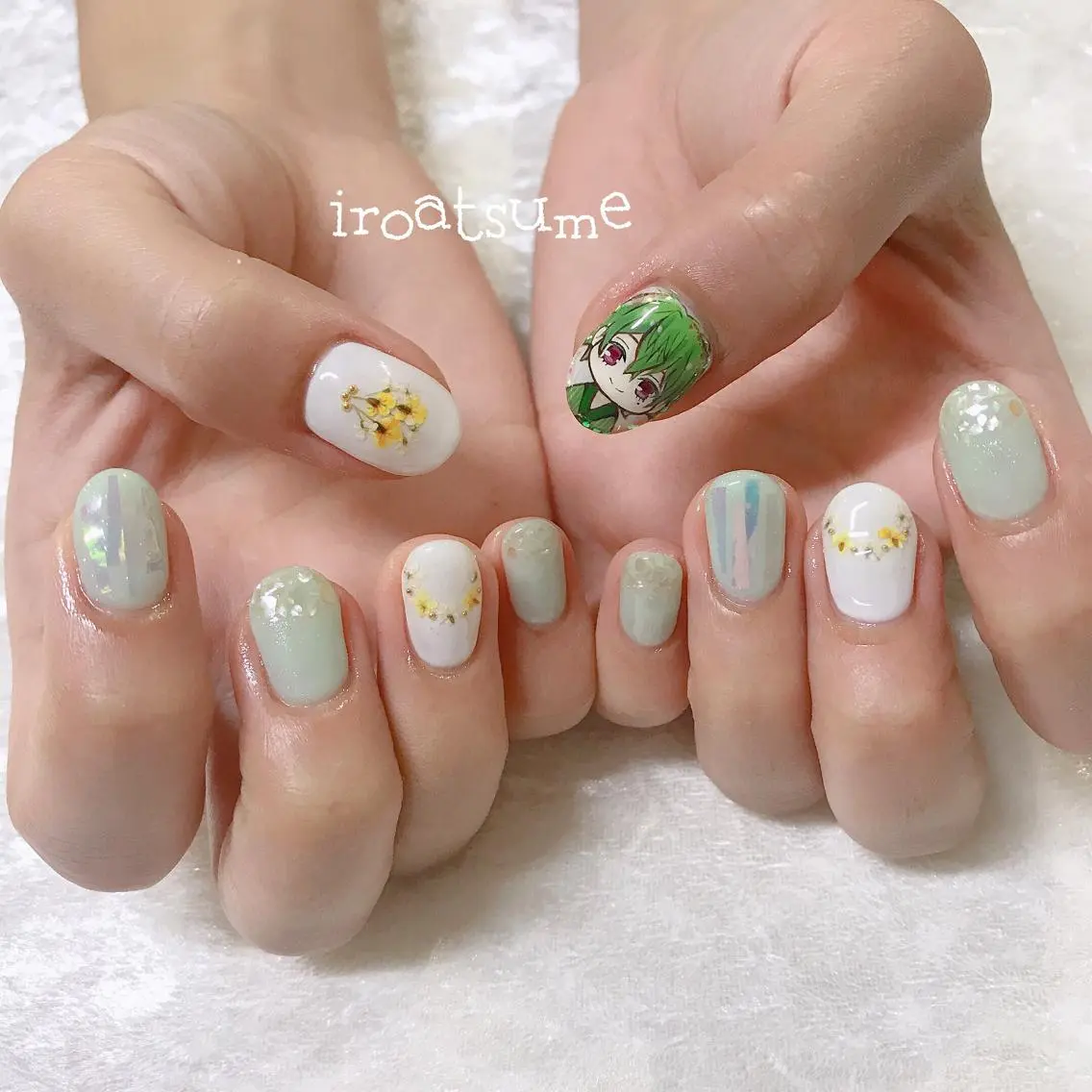 ネイル ハンドネイル nail salon iroatsumeのネイルデザイン