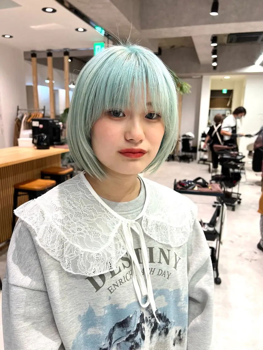 ショート カラー カット ヘアカラー トリートメント 🍀お悩み改善憧れの 美髪　小林風雅のヘアスタイル