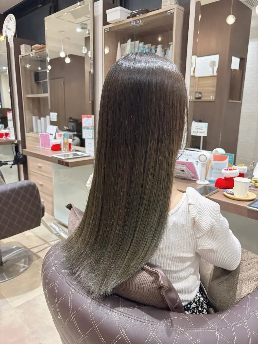 ロング カラー ヘアカラー Aimi🎀 浦安/じゅわっと暖色のヘアスタイル