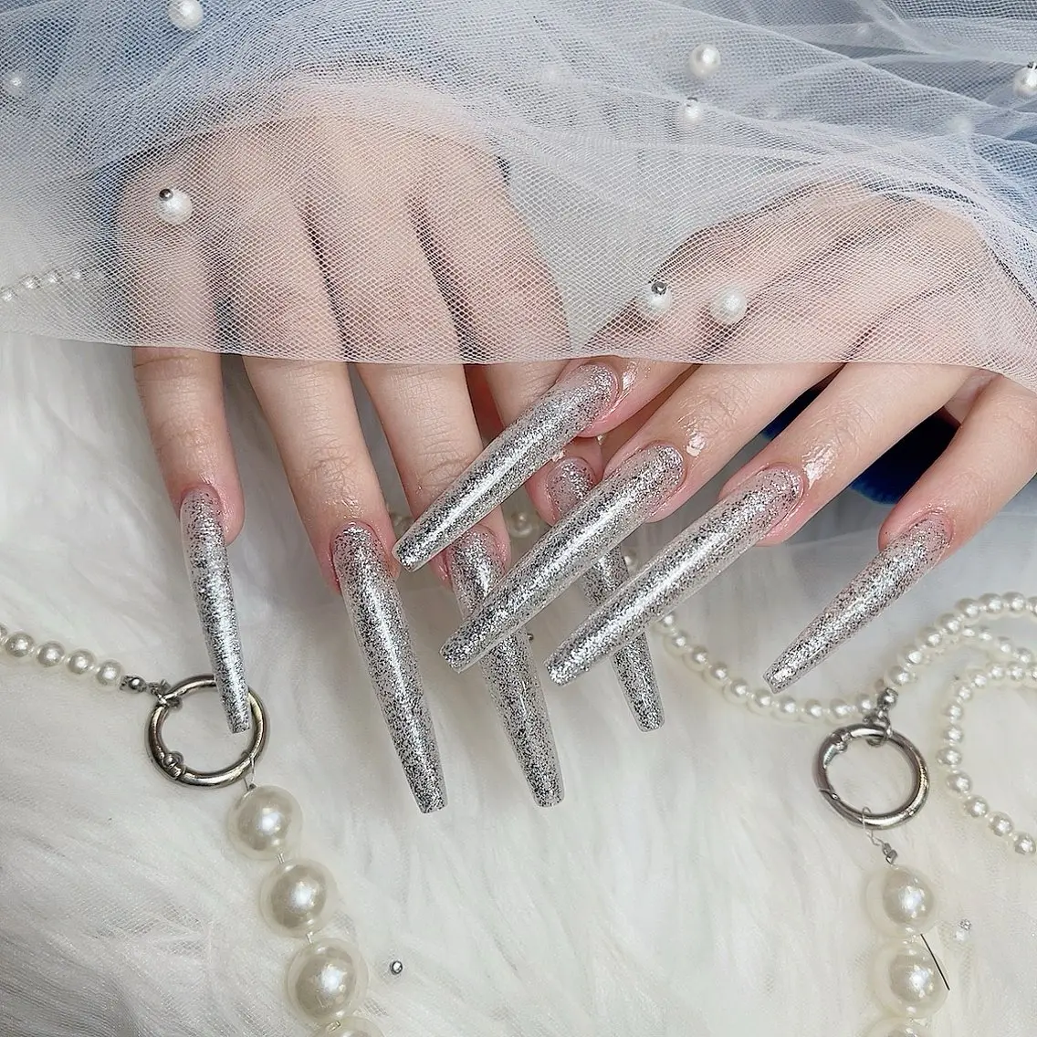 ネイル ロングネイル スーパーロングネイル ハンドネイル Chiin Nailのネイルデザイン