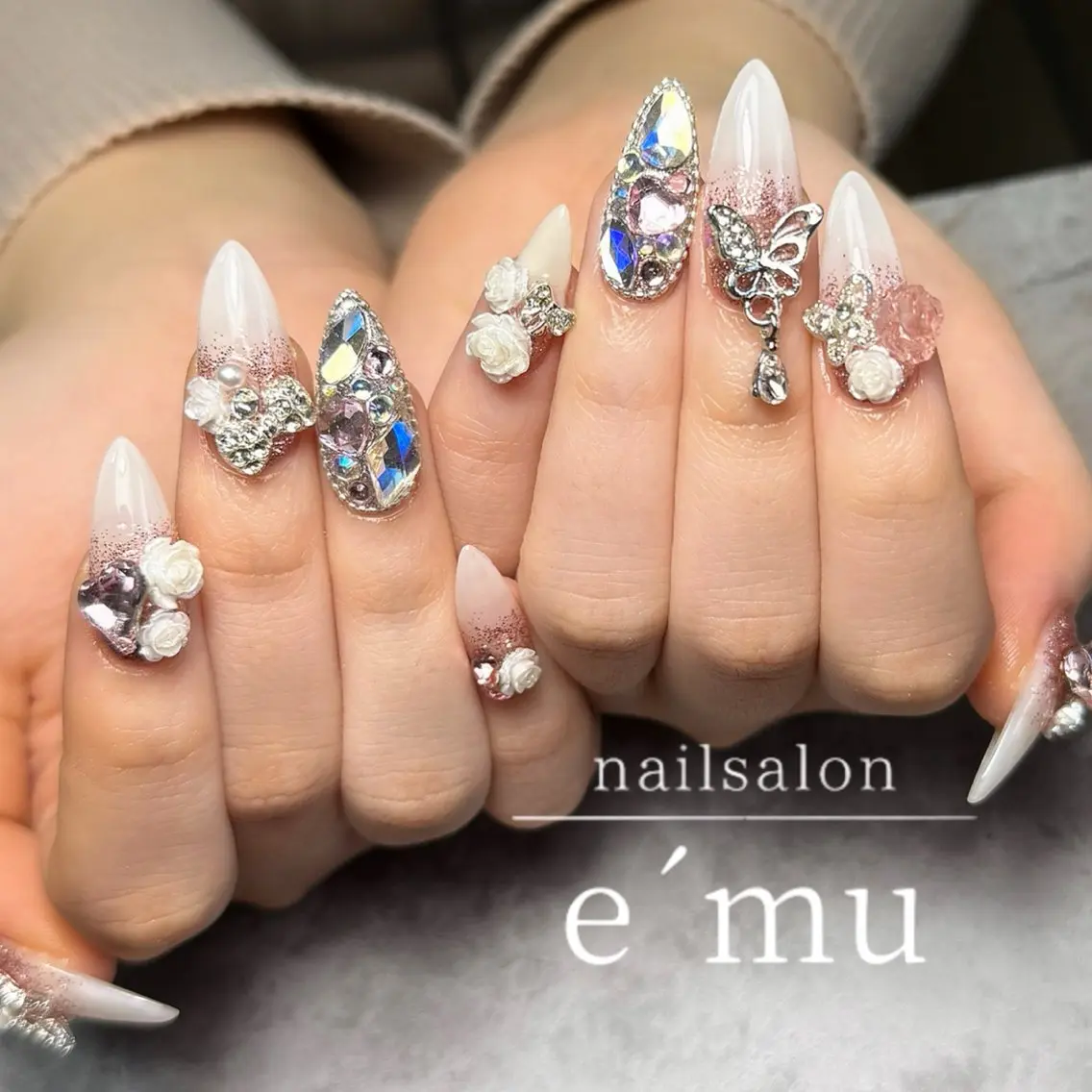 ネイル ハンドネイル nailsalon e´muのネイルデザイン