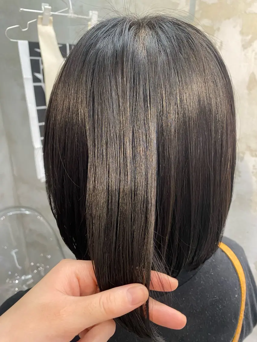 カラー ブラウンカラー KUBO HADUKIのヘアスタイル