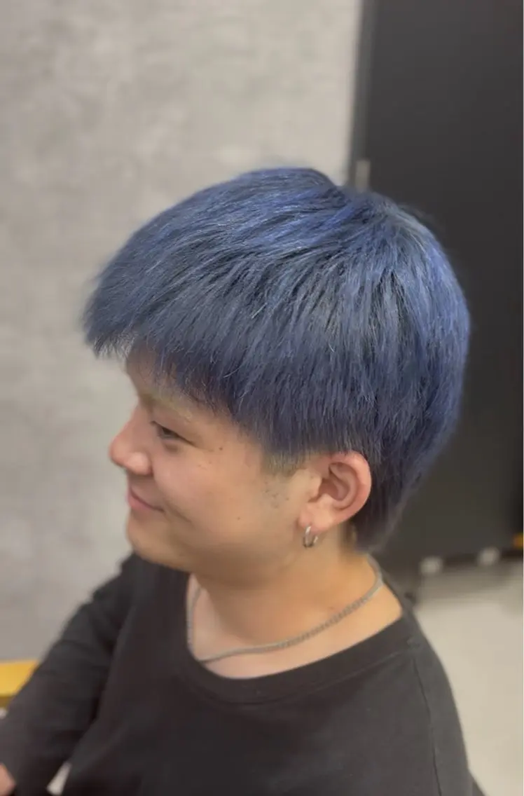 ショート カラー メンズ カット ヘアカラー トリートメント はやと【エクステ ×ブリーチ特化】のヘアスタイル