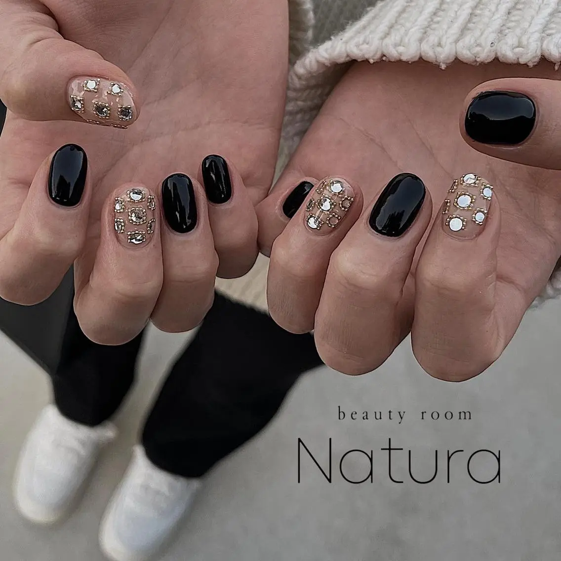 ネイル マツエク・マツパ アイブロウ ハンドネイル beautyroom Naturaのネイルデザイン