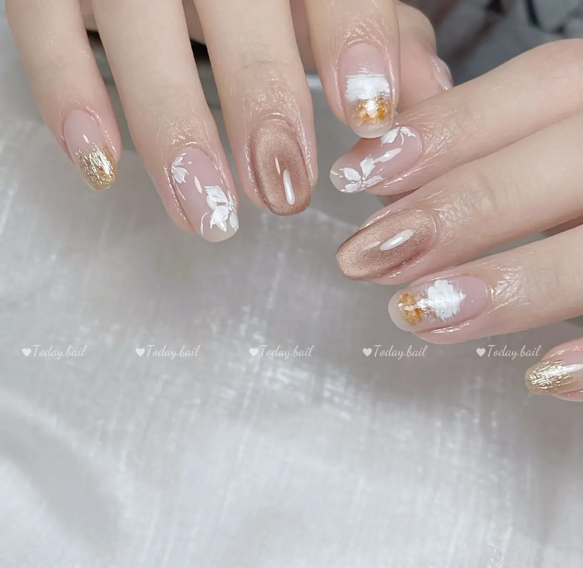 ネイル ハンドネイル 🎀Today nail💅のネイルデザイン