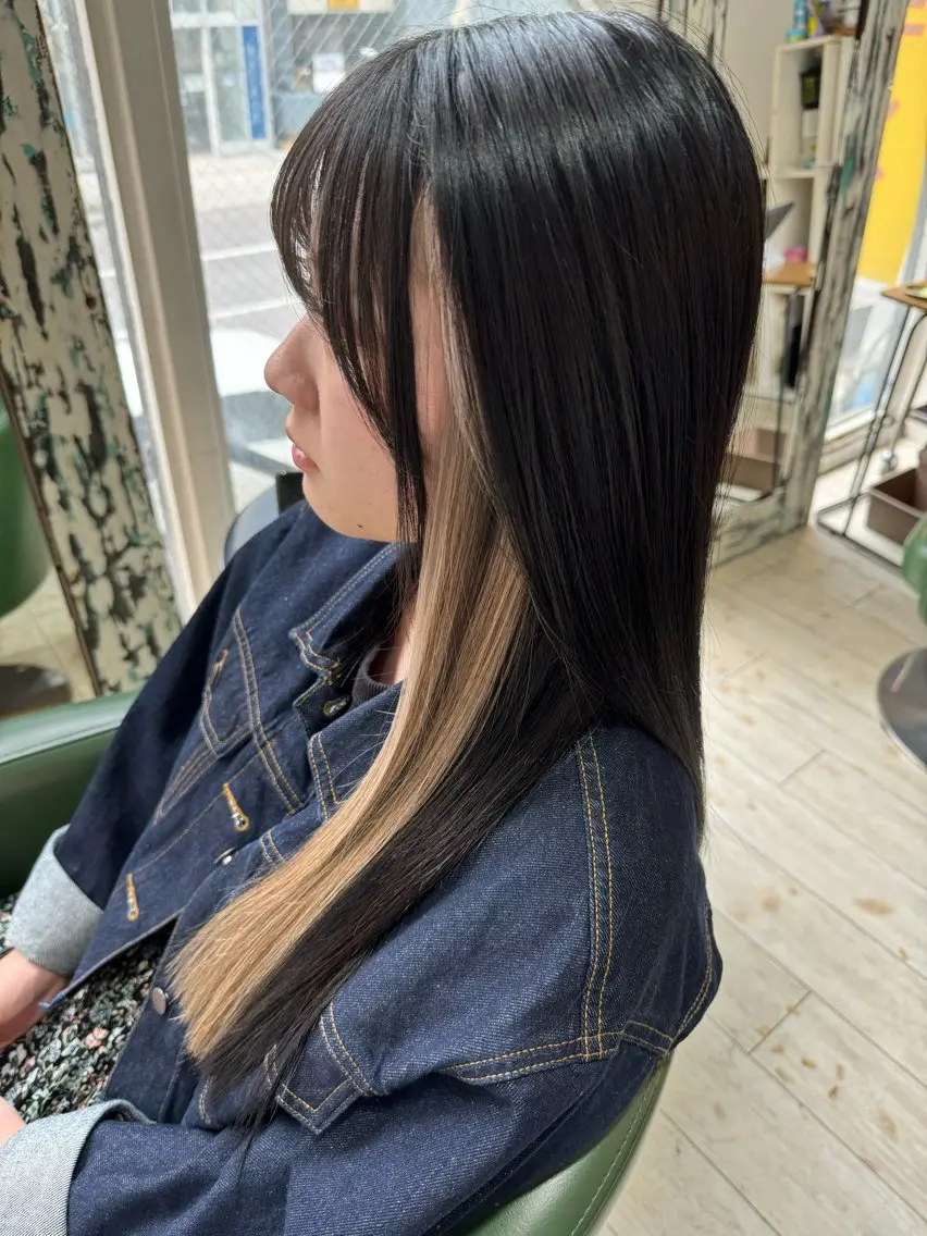 ロング シールエクステ エクステ 田中 奈布のヘアスタイル
