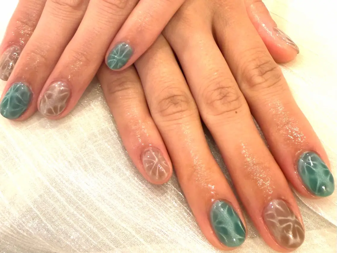 ネイル マグネットネイル 🤍大人シンプル🤍 船橋駅近 nailのネイルデザイン