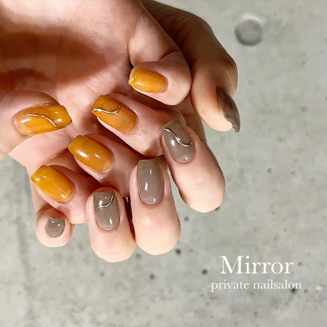 ネイル ハンドネイル nailsalon Mirrorのネイルデザイン