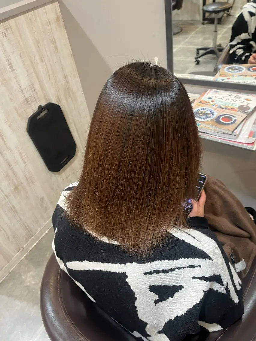 ミディアム ノンダメージ® 稲垣  いおりのヘアスタイル