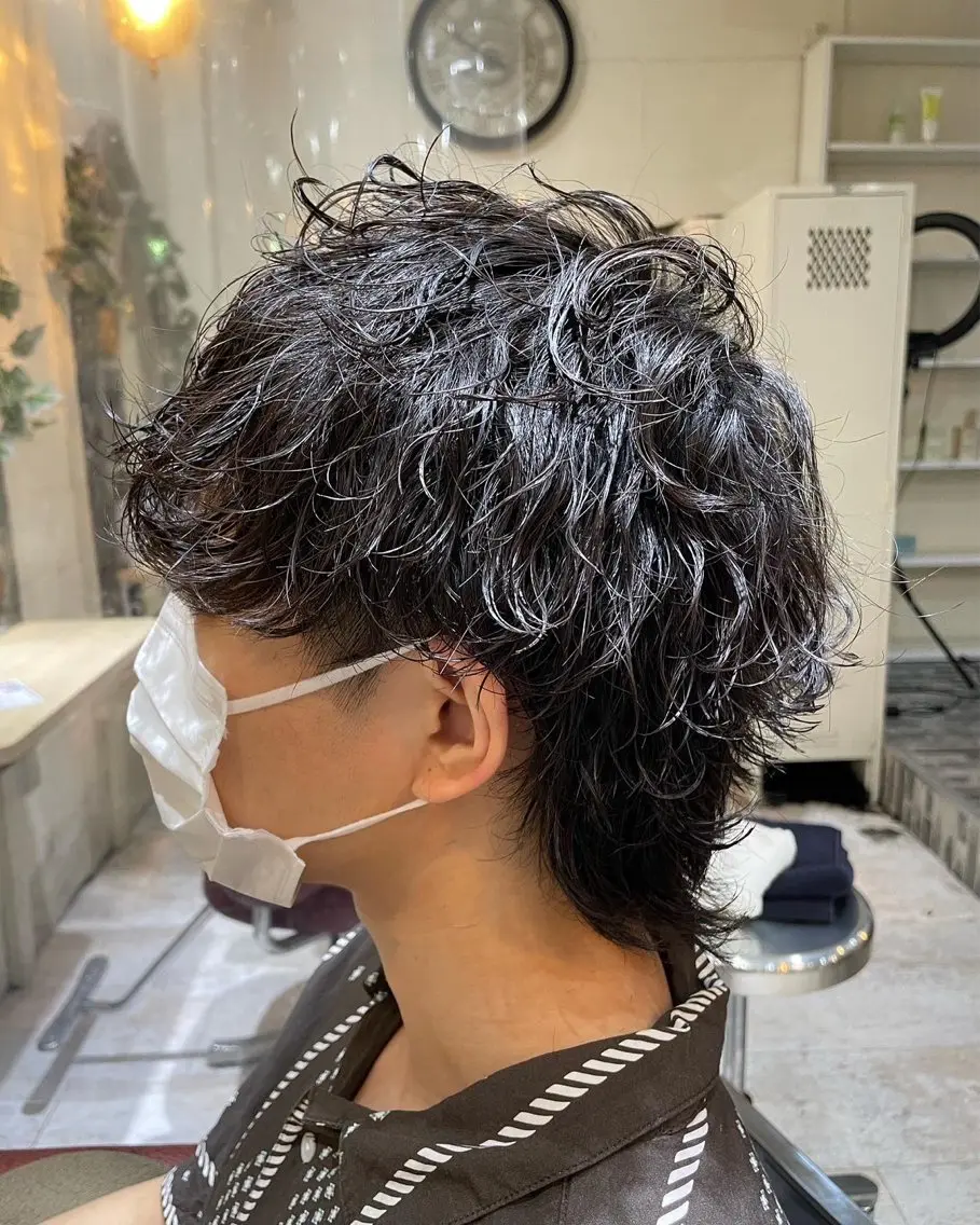【悩んだ時はこれ‼️】✨メンズカット+ツイストスパイラルパーマ✨の写真