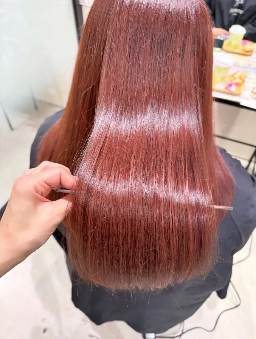 ロング カラー カット ヘアカラー トリートメント Tamagawa Sakiのヘアスタイル