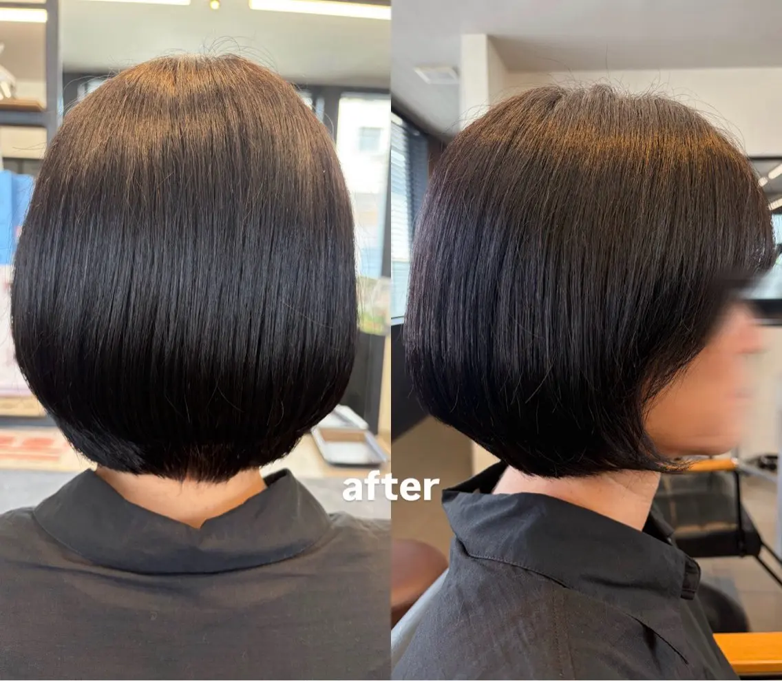 ショート ショートボブ ボブ ショートヘア 河村 沙希のヘアスタイル