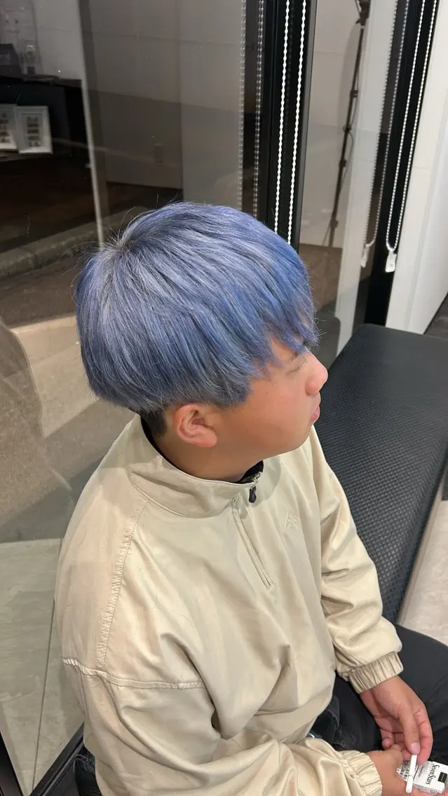 メンズ メンズブリーチ ishizuka toaのヘアスタイル
