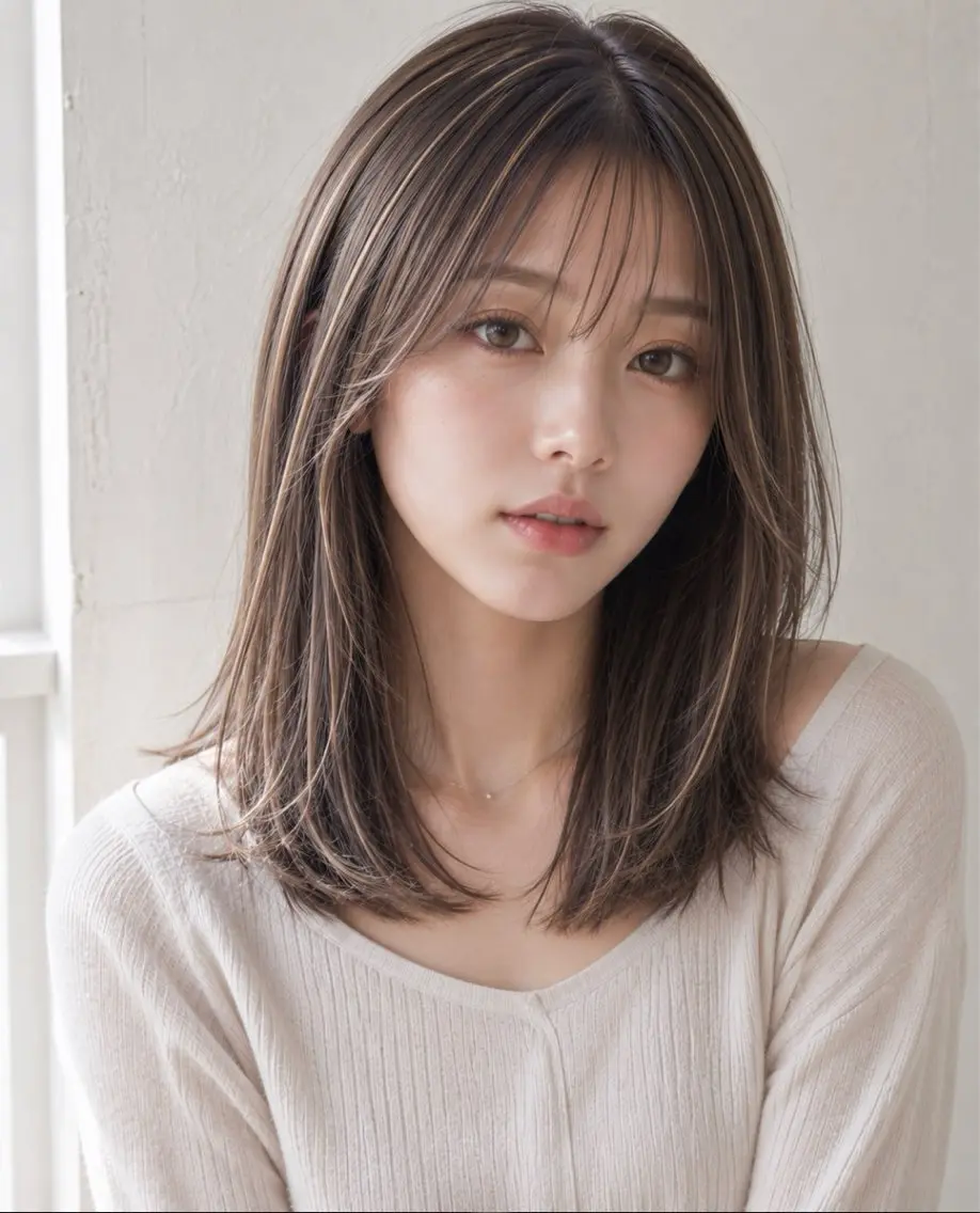 ミディアム ヘアカラー トリートメント 名古屋 ERIKAのヘアスタイル