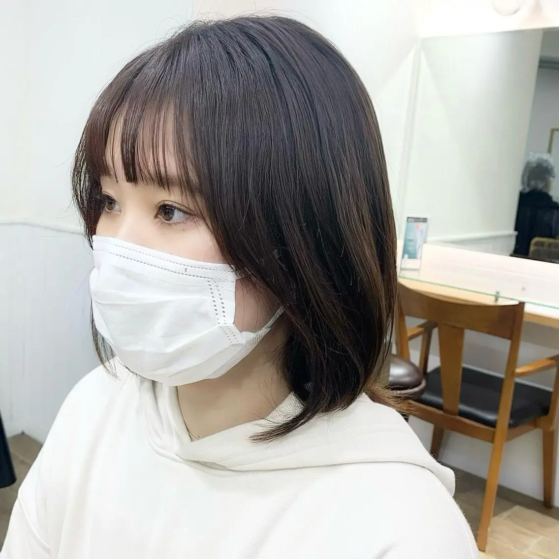 ロング カラー パーマ ヘアアレンジ メンズ キッズ ネイル マツエク・マツパ レイヤーカット/ 巻ける縮毛矯正のヘアスタイル