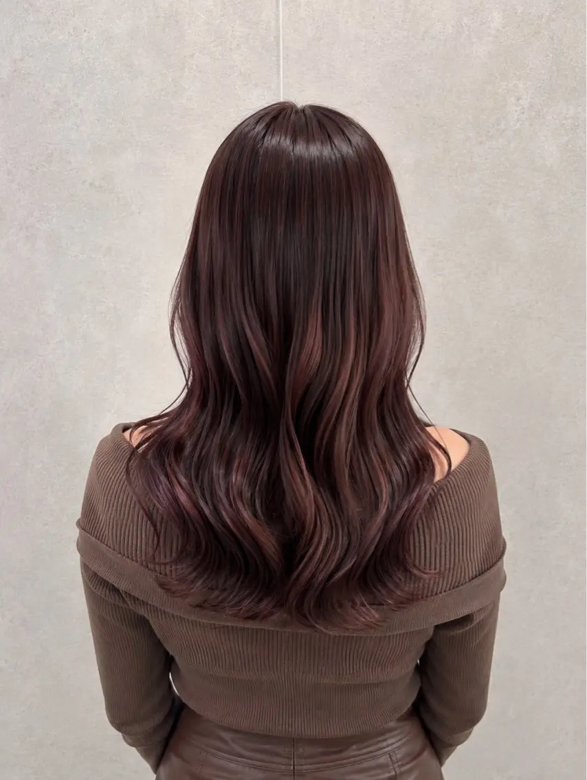 セミロング カラー ヘアカラー 原嶋 美緒のヘアスタイル