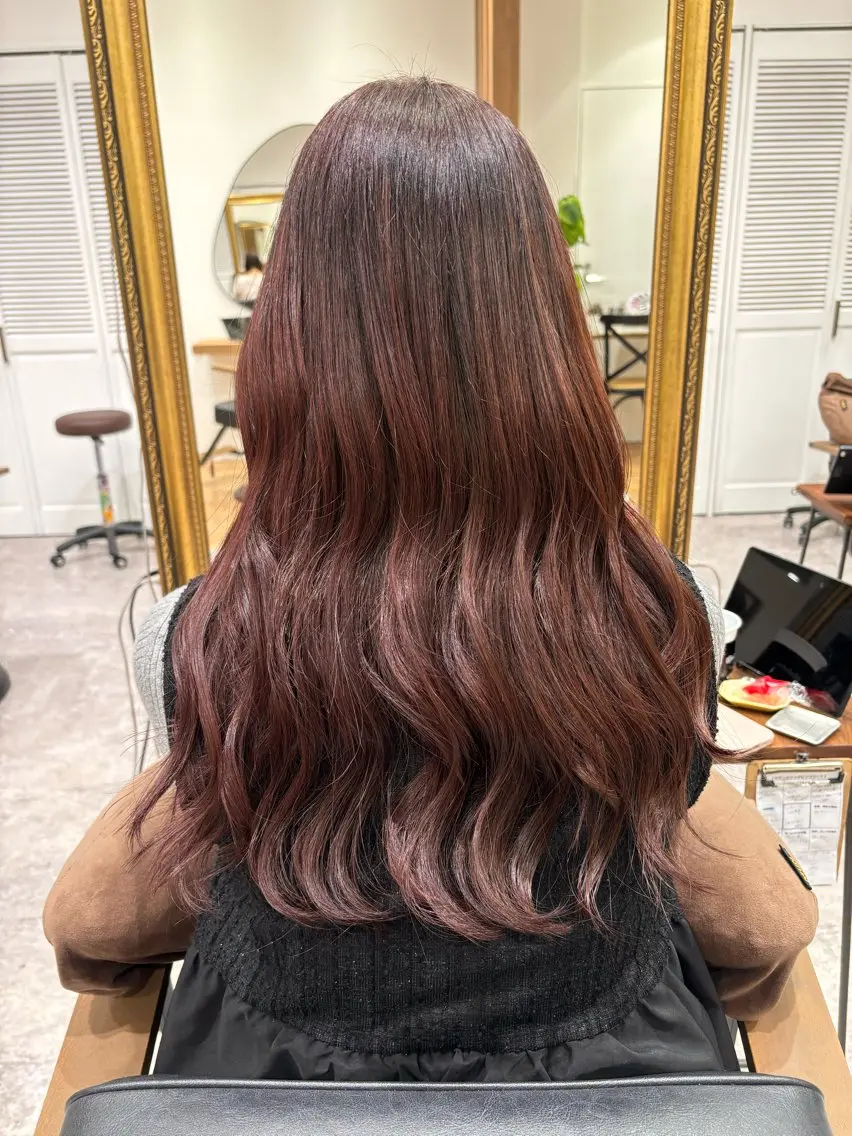 カラー ヘアカラー トリートメント 🍎エクステ/暖色 カラー🍎あyaかのヘアスタイル