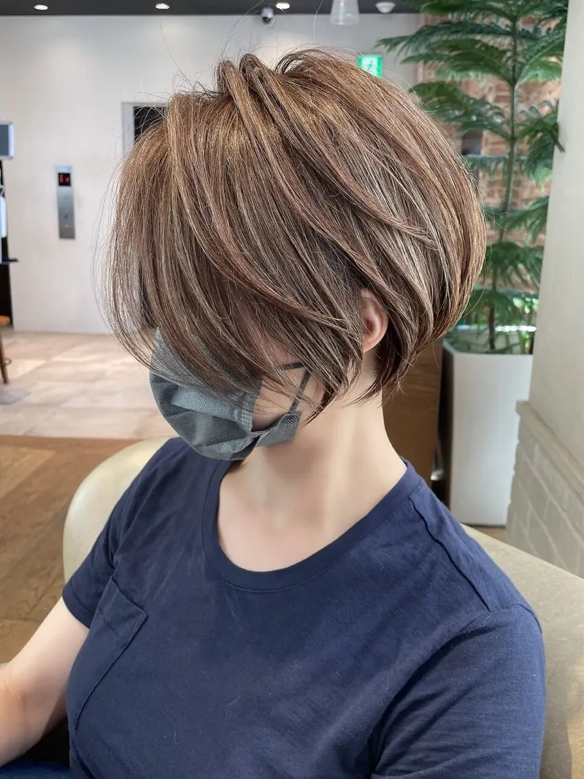 ショート カット 大人女性お悩み解決 ショート/イハカズキのヘアスタイル