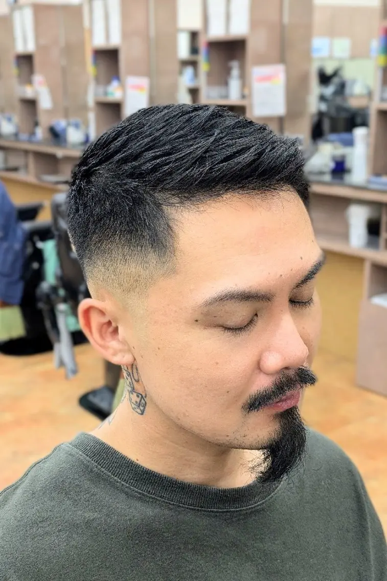 ショート パーマ 理容プラージュ燕三条 福井のヘアスタイル