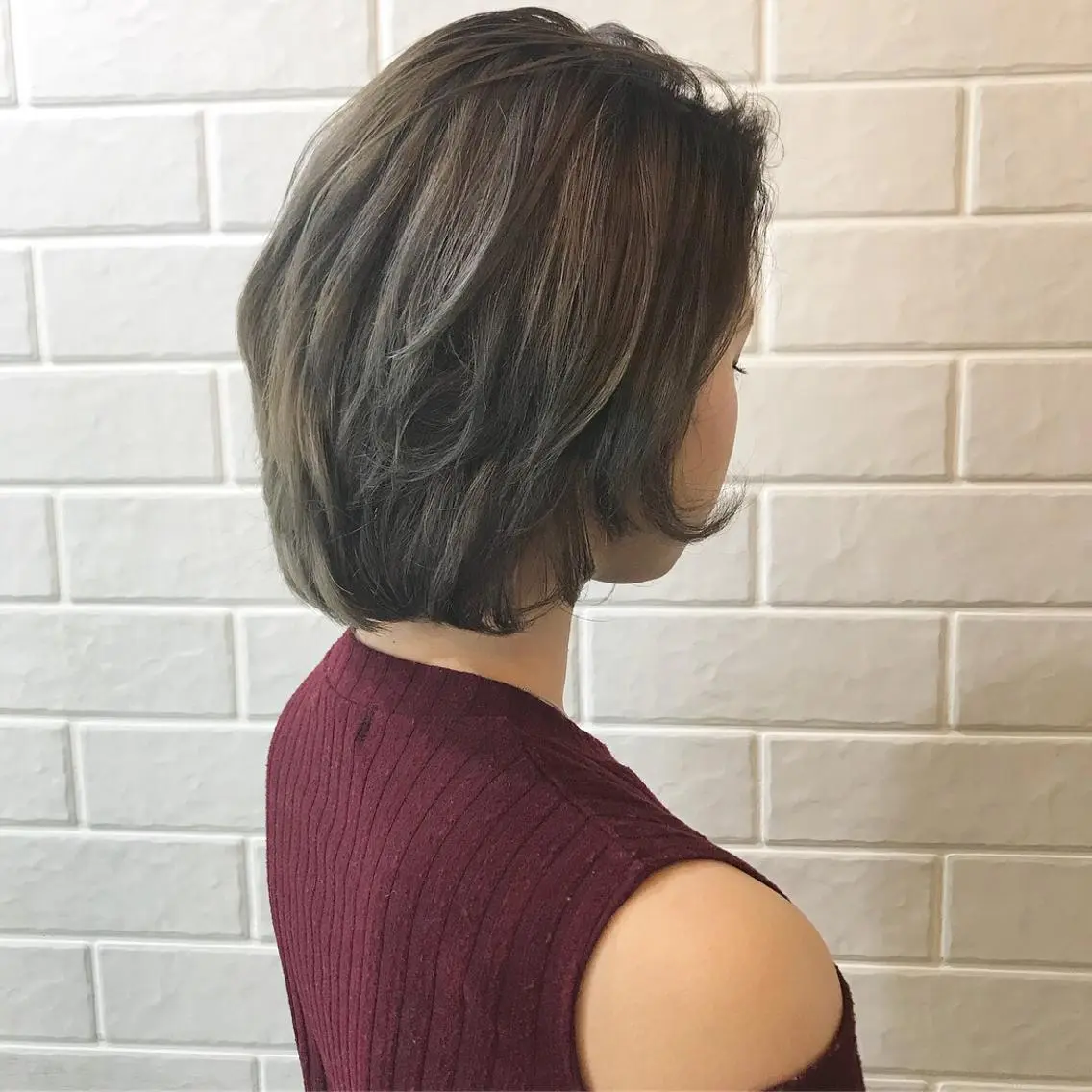 ショート カラー アッシュ en Siena エンシエナのヘアスタイル
