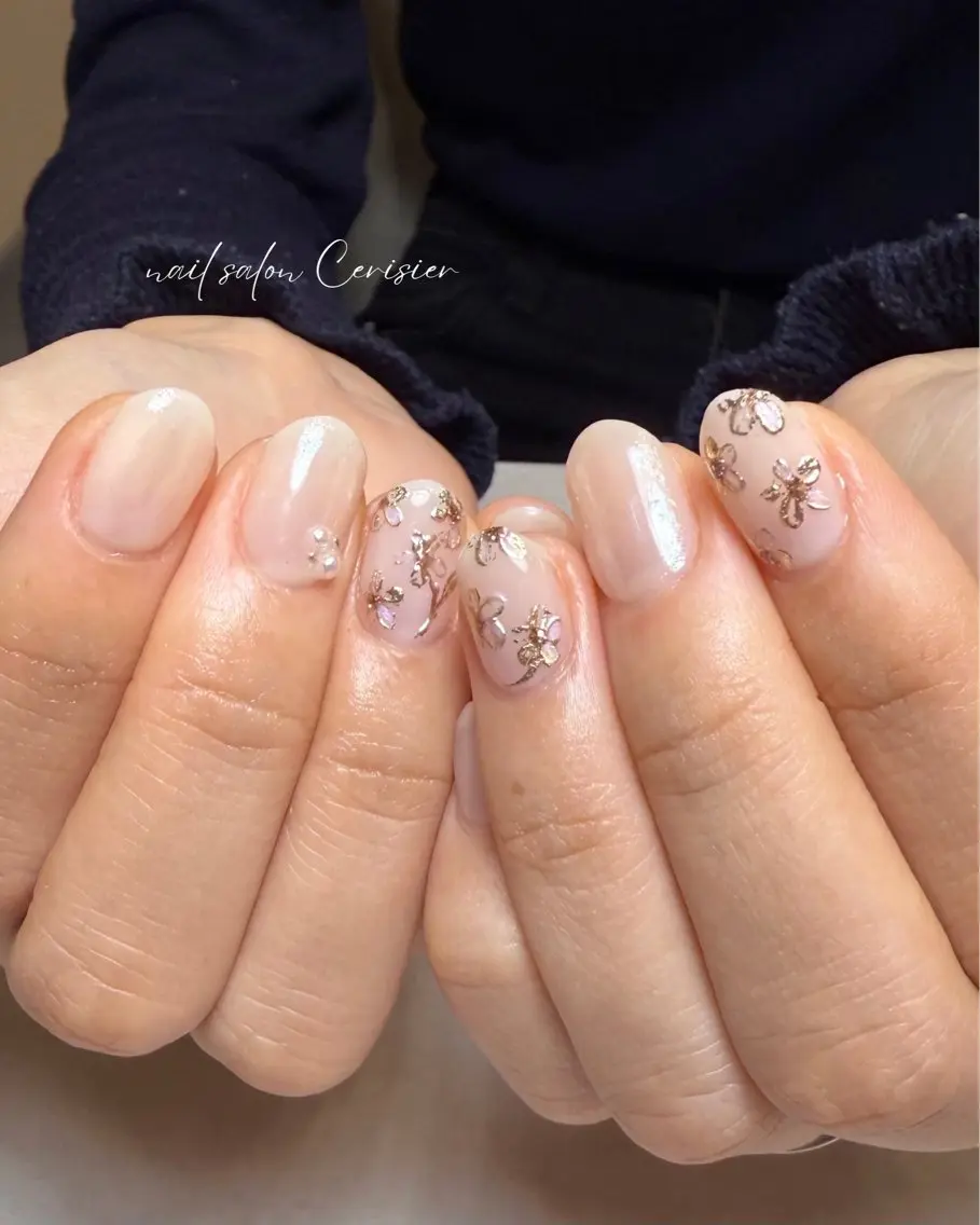 ネイル ハンドネイル フットネイル cerisier nailのネイルデザイン