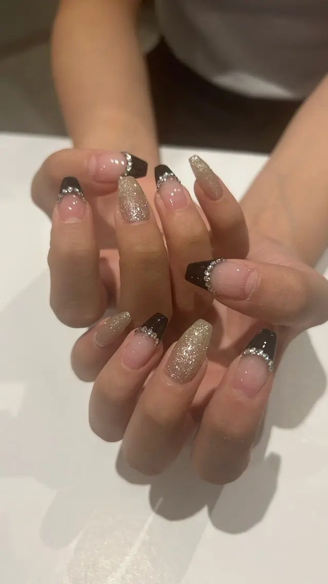 ネイル フラッシュネイル ストーンネイル ハンドネイル plume. noaのネイルデザイン