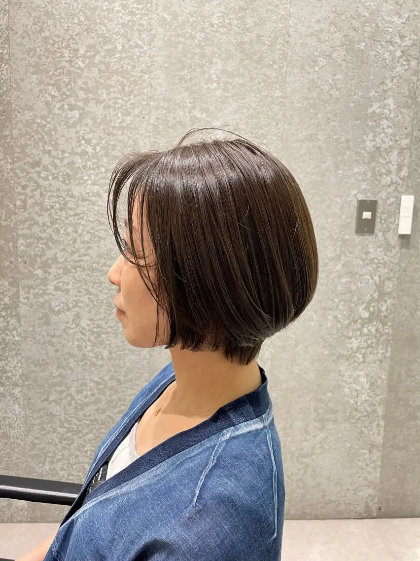 ミディアム カット 萩森 龍也のヘアスタイル