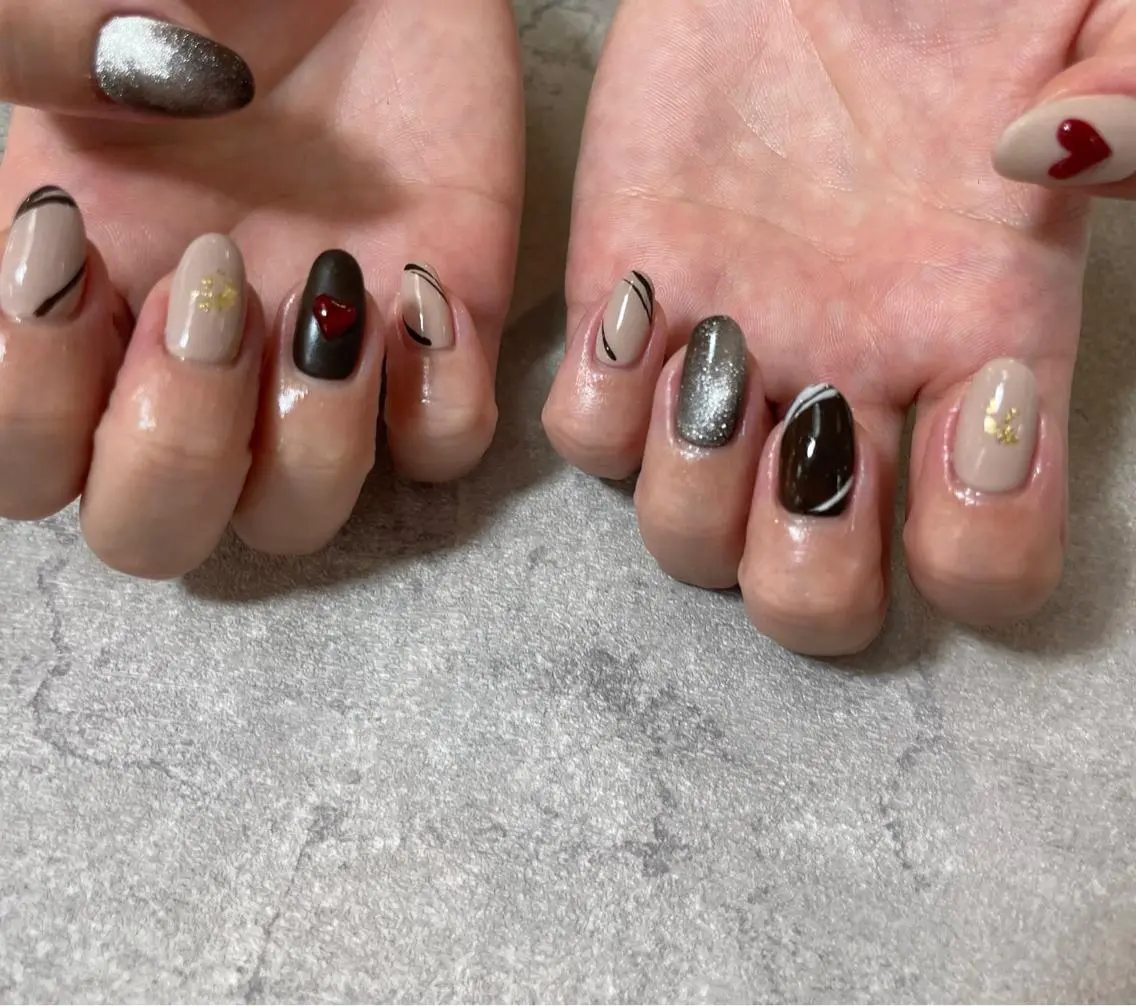ネイル SUN Nailパラ ジェルフィルイン取扱のネイルデザイン