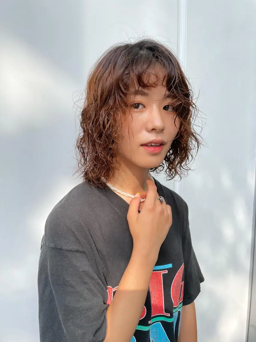 【ゆるふわ、くるくる🌱】カット＋パーマ　¥9240 【メンズにもオススメ】の写真