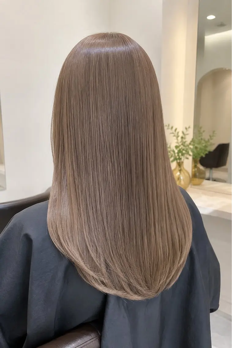 ロング カラー ヘアアレンジ ベージュカラー 透明感カラー 髪質改善 トリートメント ヘアカラー トリートメント 🫧レイヤー/透明感 🫧Ryuseiのヘアスタイル