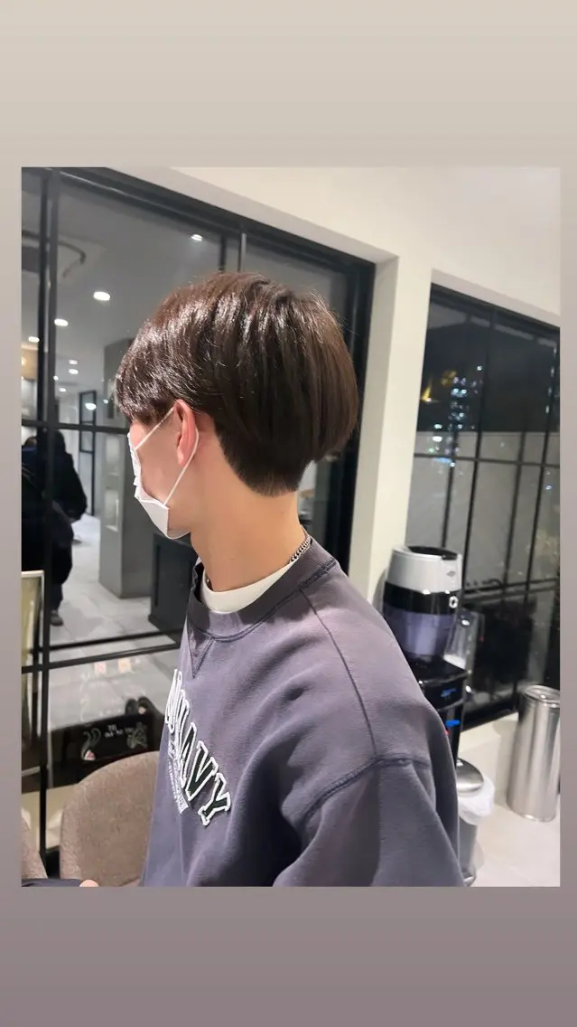 メンズ カット パーマ さとう あおいのヘアスタイル