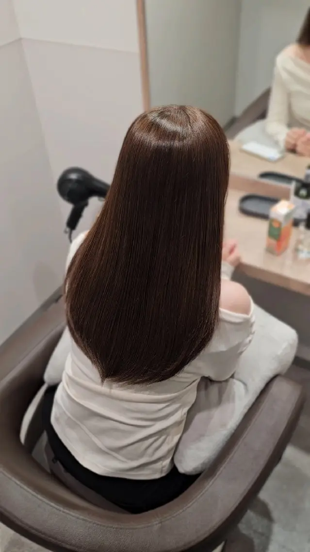 セミロング カラー 透明感カラー 髪質改善 縮毛矯正 カット ヘアカラー トリートメント 【垢抜けカラー/ 縮毛矯正】Taikiのヘアスタイル