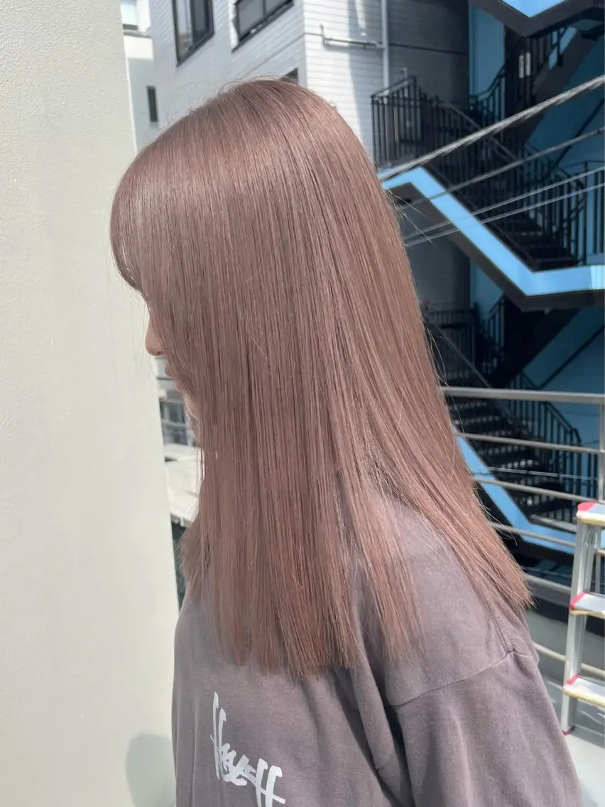 ミディアム カラー ブリーチ ハイトーン 特化🌈フジタハルキのヘアスタイル