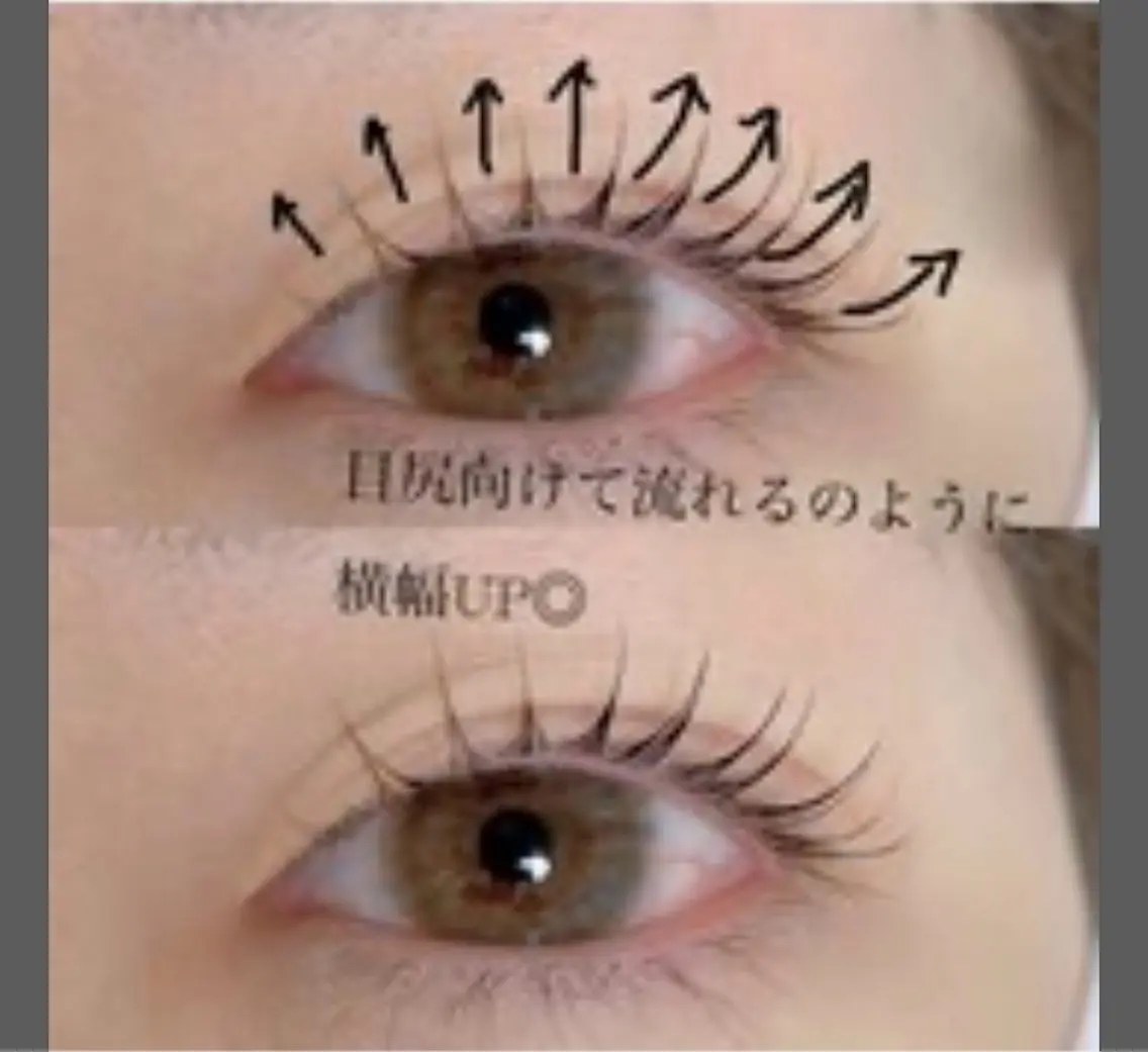 メーテルラッシュリフト(目尻に向けて緩やかに✨️)の写真