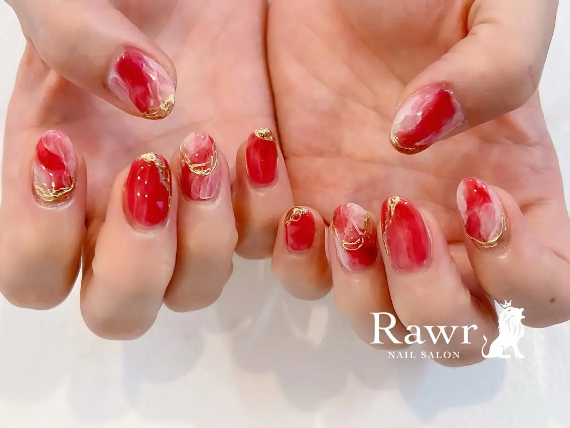 ネイル ハンドネイル Rawr / saoriのネイルデザイン