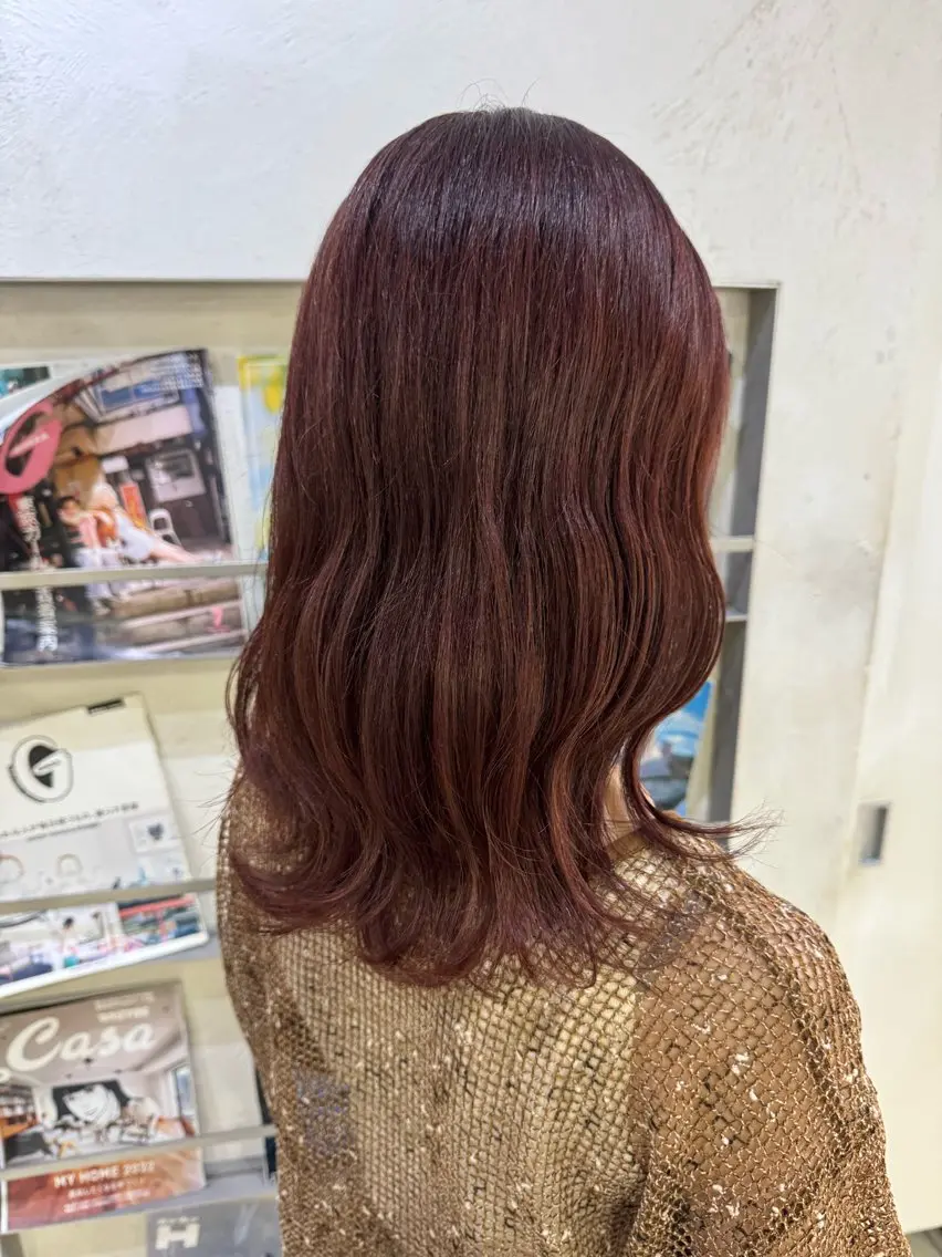 ミディアム カラー カット ヘアカラー トリートメント [YUCCA] Junaのヘアスタイル