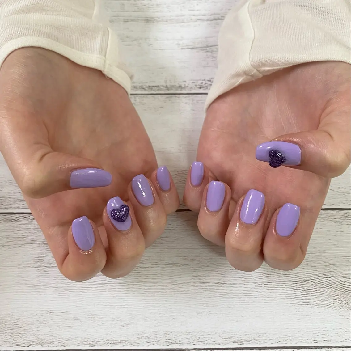 ネイル ワンカラーネイル ハンドネイル nail salon muuのネイルデザイン