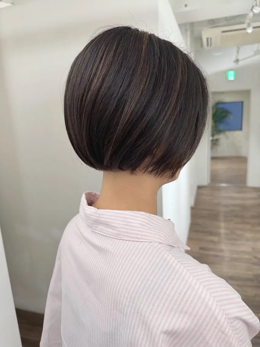 ショート カット ハイライト⭐️上野 高広のヘアスタイル