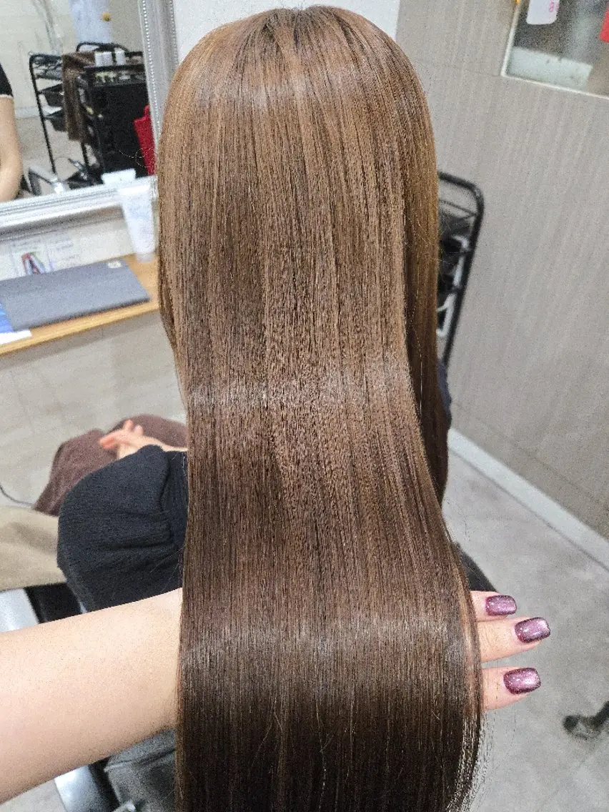 ロング 髪質改善 トリートメント カット トリートメント 暖色🍎透明感カラー 🩵小林かりんのヘアスタイル