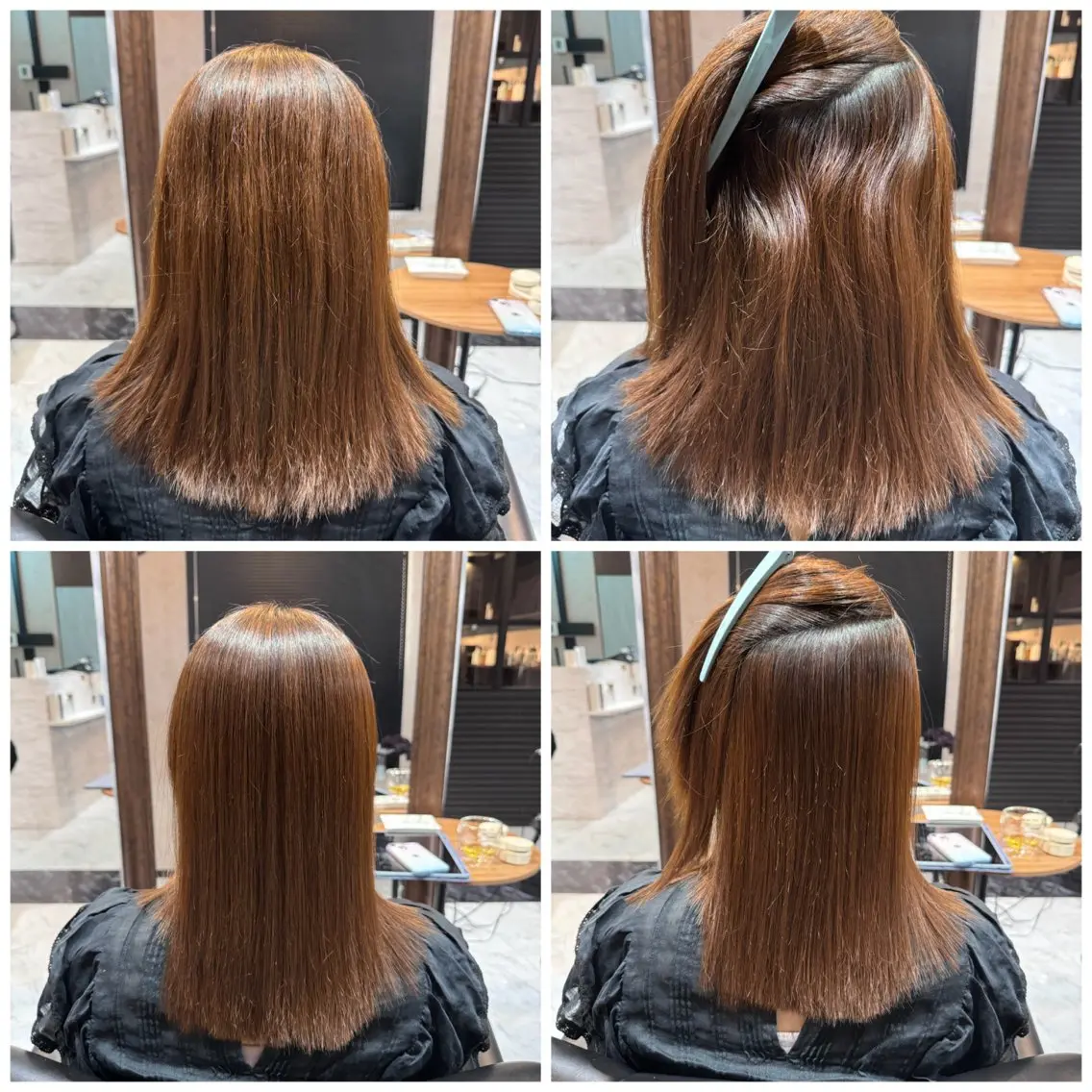 ミディアム 縮毛矯正 LuanaTOKYO 都築佑汰のヘアスタイル