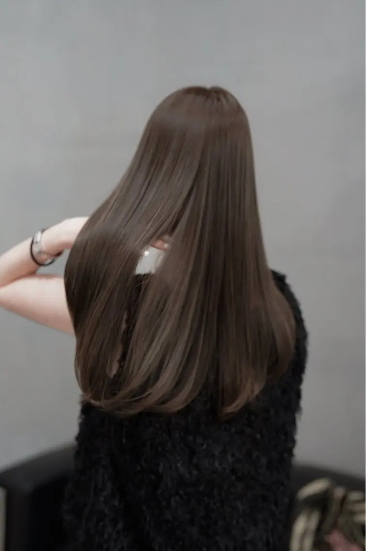 ロング 髪質改善 カット ヘアカラー 縮毛矯正 navile GINZAのヘアスタイル