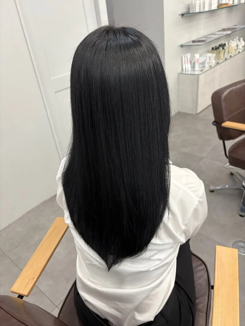 ミディアム カラー パーマ ヘアカラー 縮毛矯正 トリートメント Hina🫧透明感 /上品/モテ🫧のヘアスタイル