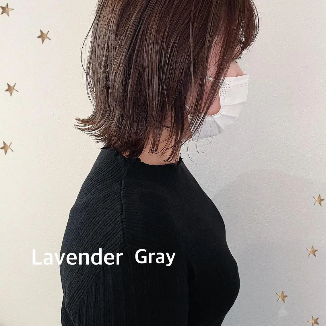 ミディアム カラー カット ヘアカラー 市川 千夏のヘアスタイル