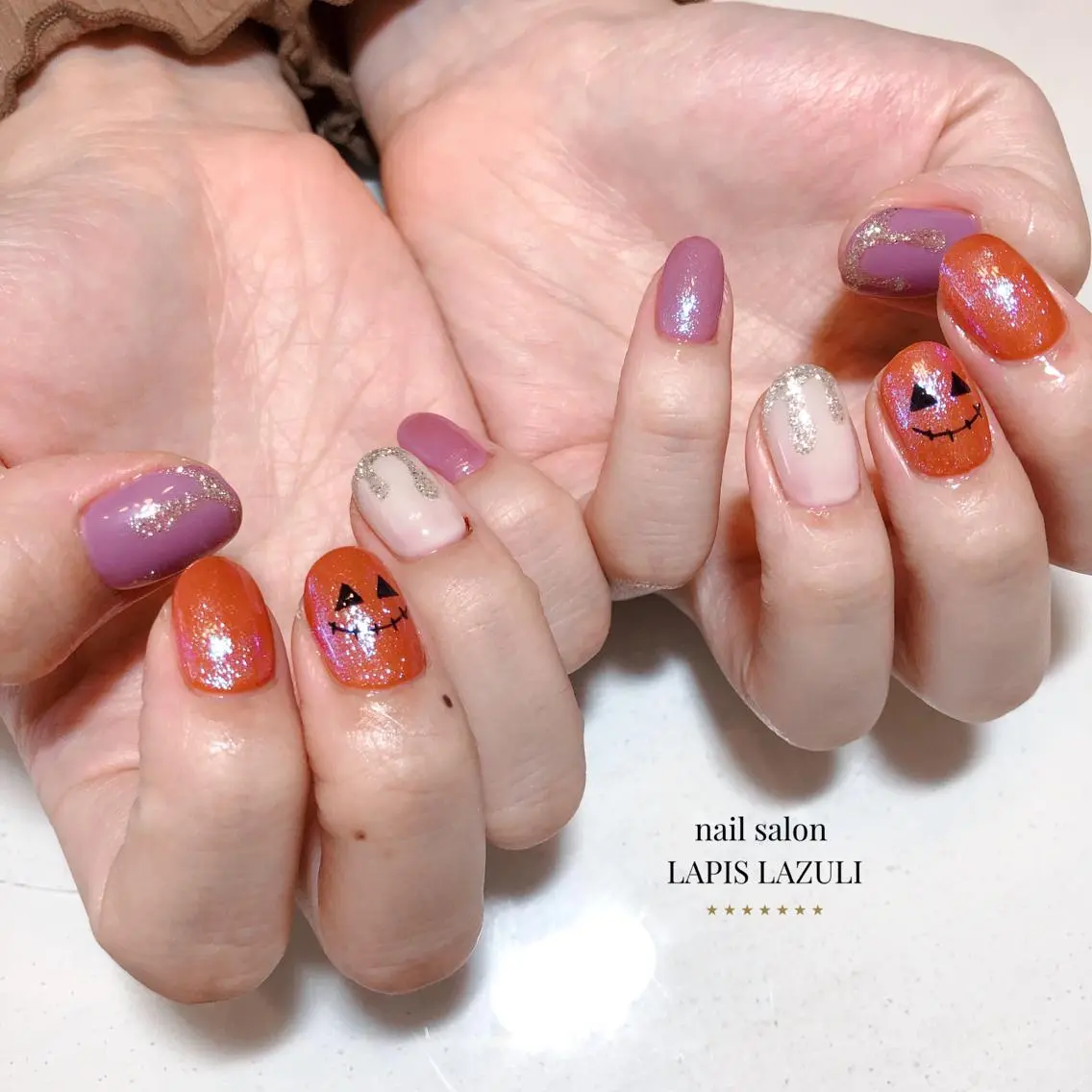 ネイル ジェルネイル マットネイル ミラーネイル ニュアンスネイル オフィスネイル nail salon ラピスラズリのネイルデザイン