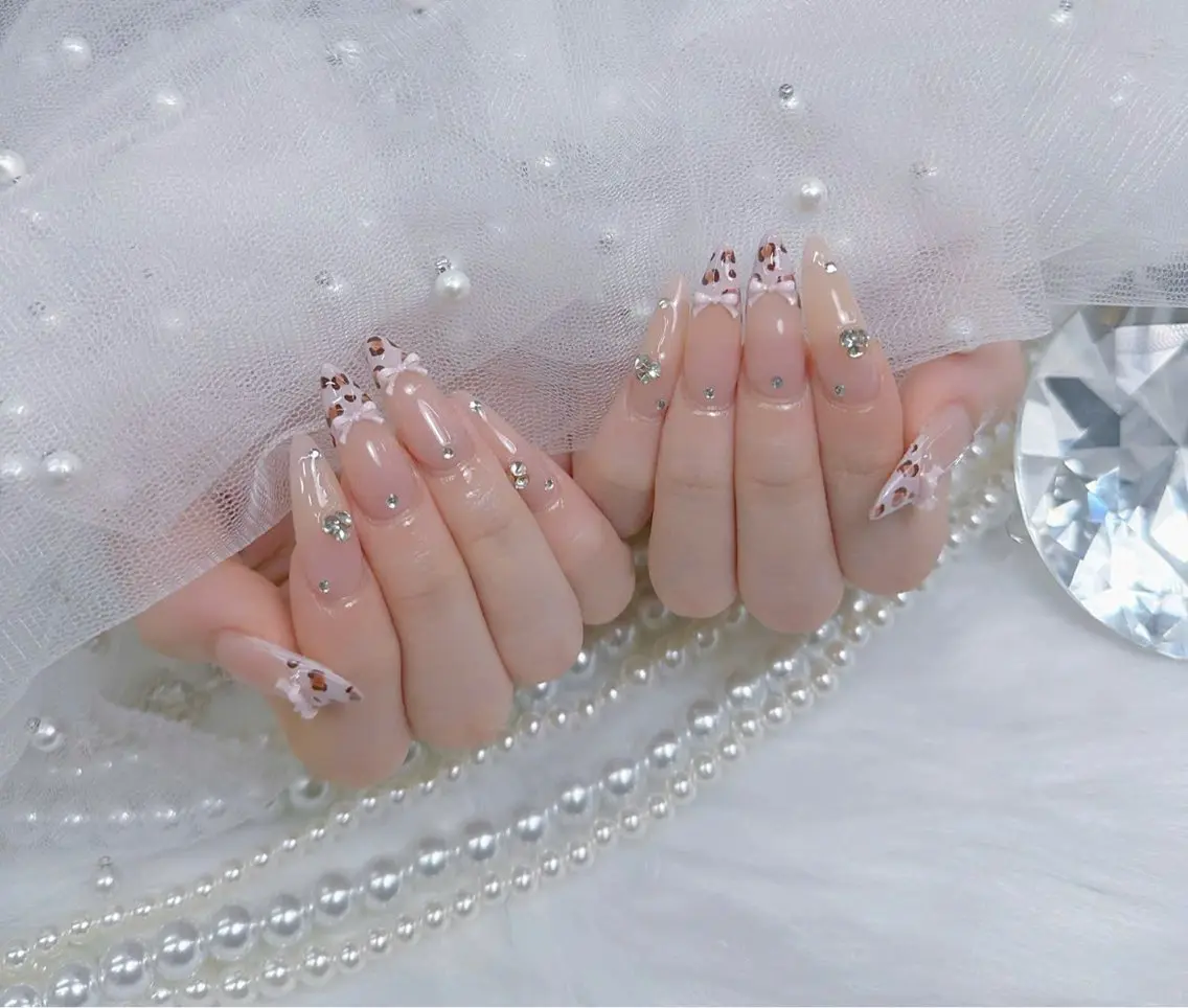 ネイル アートネイル ジェルネイル 韓国ネイル ロングネイル 持ち込み ハンドネイル ハンドケア Nova Nail Nippon 店のネイルデザイン