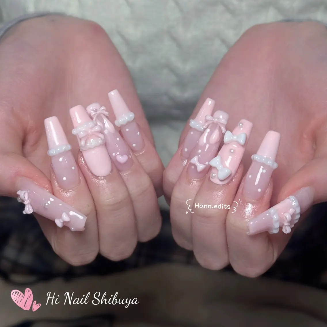 セミロング ハンドネイル Hi Nail Shibuyaのネイルデザイン