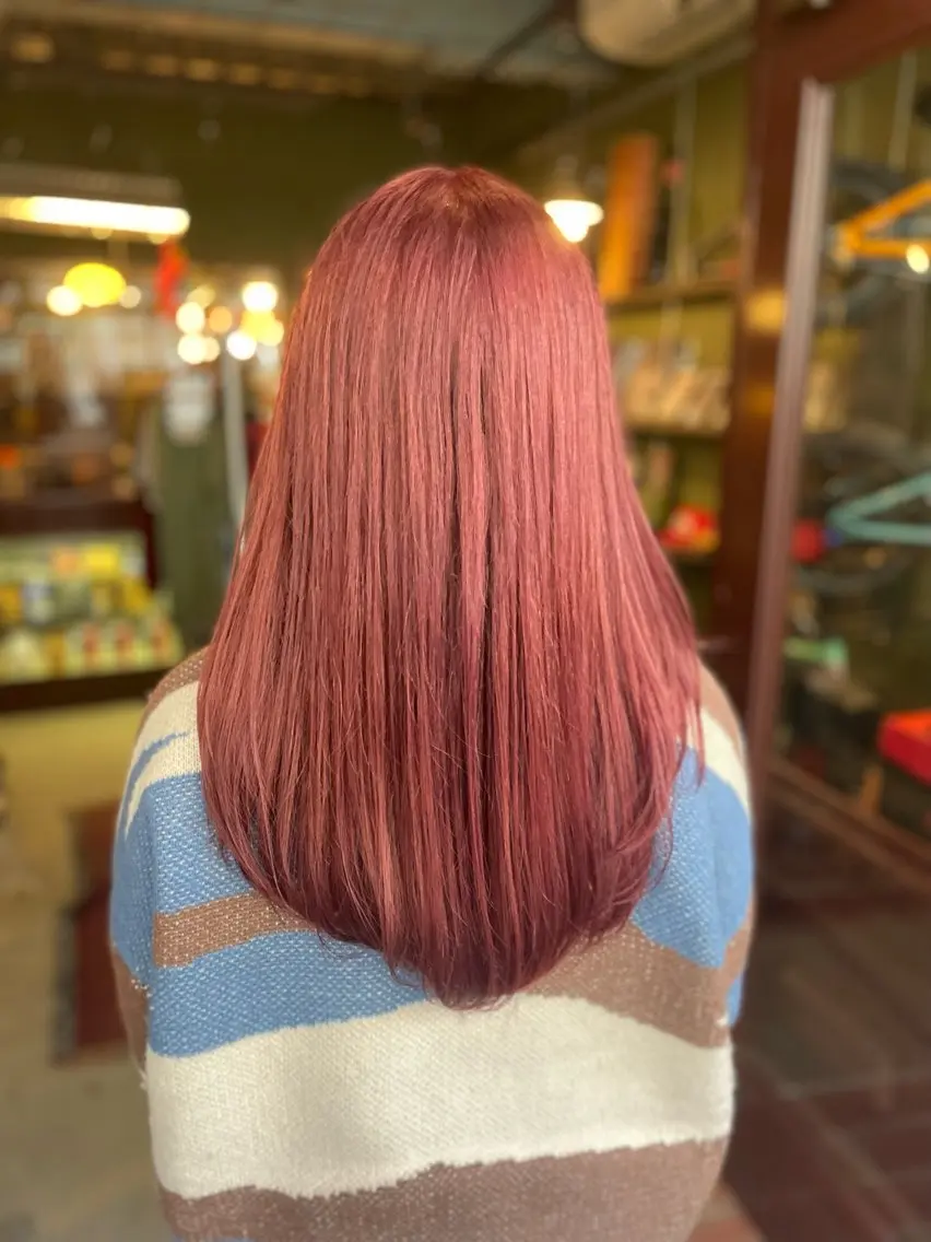 ロング カラー カット ヘアカラー トリートメント ヘアセット PATH-hair. storeのヘアスタイル