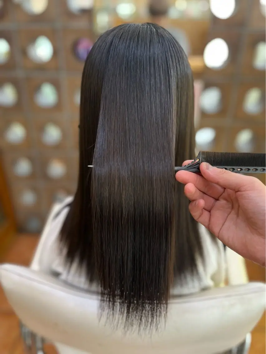 ロング カラー 🥀髪質改善/ 透明感🥀ユイキのヘアスタイル