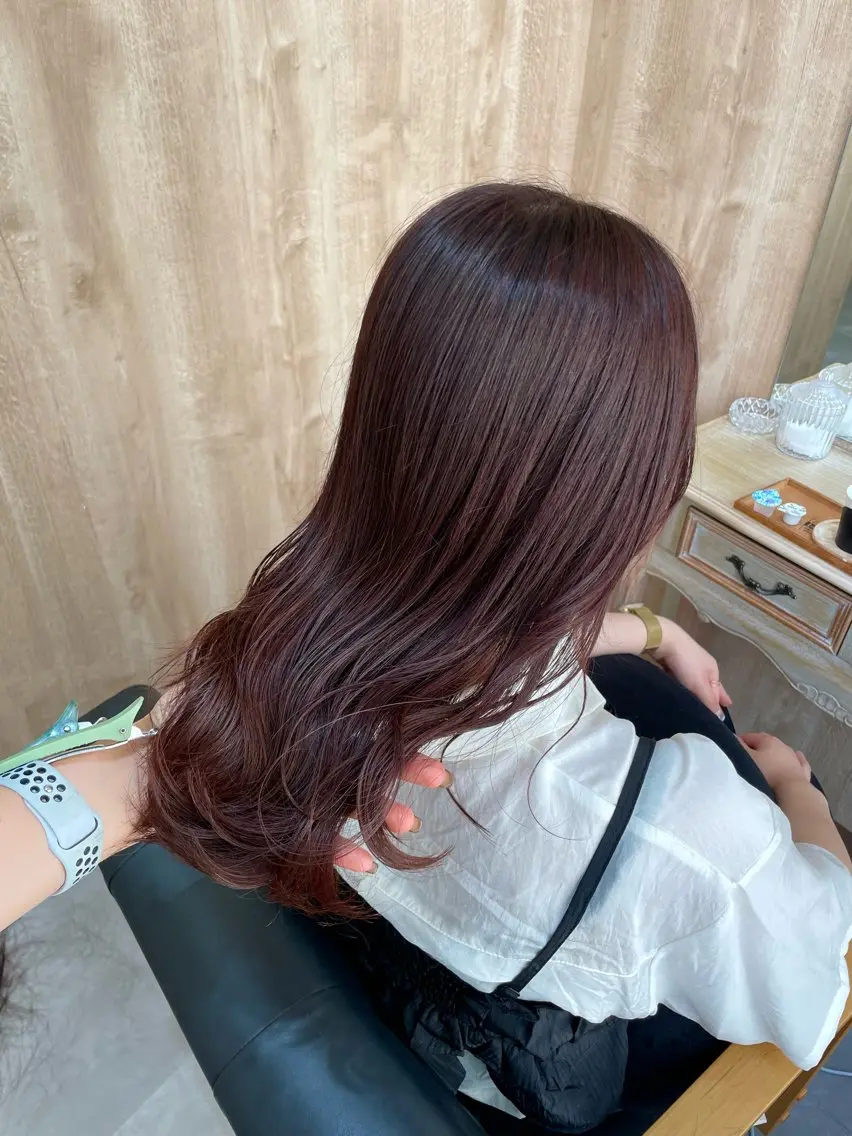 カラー カット ヘアカラー トリートメント 髪質改善🌱透明感 カラー/MINAMIのヘアスタイル