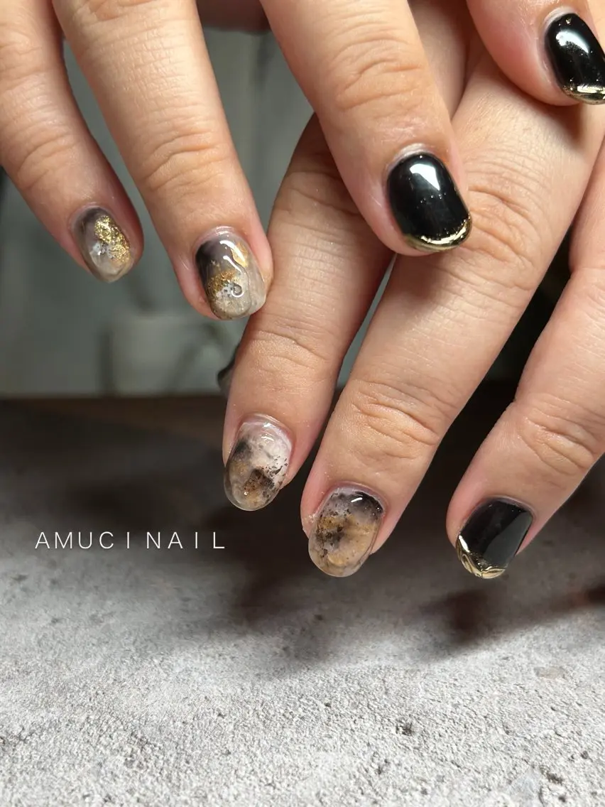 ネイル ハンドネイル AMUCI NAIL Shihomiのネイルデザイン